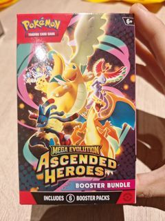 Pokemon Mega Evolution Ascended Heroes Booster Bundle (6 Packs)