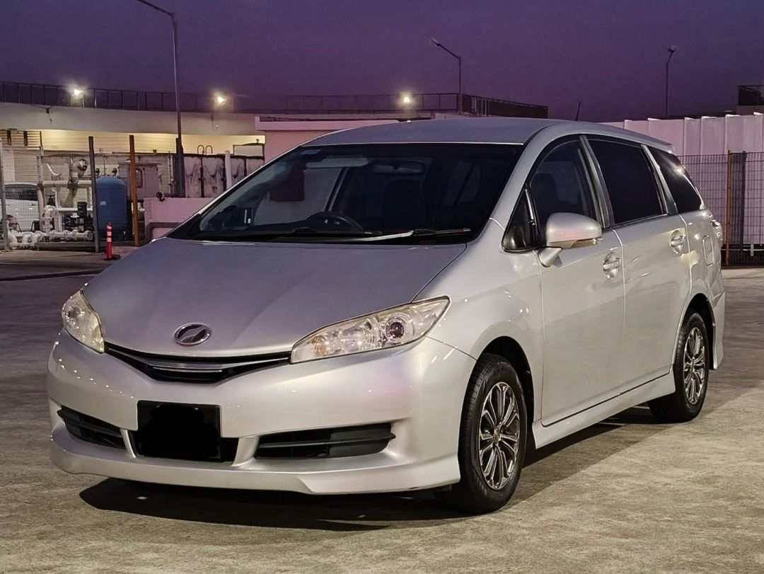 Toyota Wish 1.8 X (A) (Category: Used Cars) located in Singapore. Submitted by ory_garage (Listing ID 1441055911, Image 1). Description: JAVIER WS84094455 CHEAPEST IN MARKET GEARBOX JUST OVERHAUL GOOD CONDITION, NO REPAIR NEEDED. reverse camera, keyless entry, keyless start, Bluetooth, reverse camera and android player. Inhouse/bank loan available, trade in most welcomed, scrap available, immediate transfer of ownership! Fuel economical and value