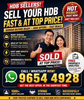 🏠 HAVE AN HDB TO SELL? WE HAVE READY BUYERS!!