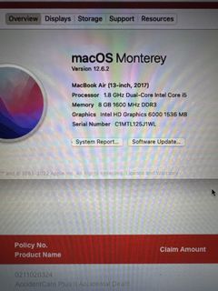 MacBook Air (13-inch, 2017)