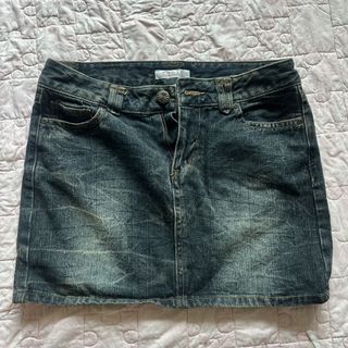 Vintage Denim Mini Skirt