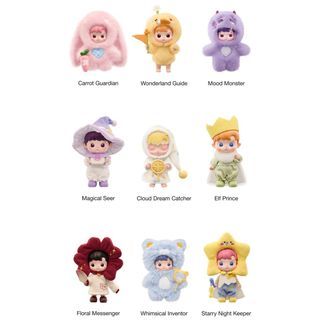 Hacipupu Enchanted Realm Tales Series BNIB  Cloud Dream Catcher  Starry Night Keeper Magical Seer Wonderland Guide Floral Messenger Carrot Guardian