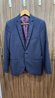 Topman Navy Blue Blazer