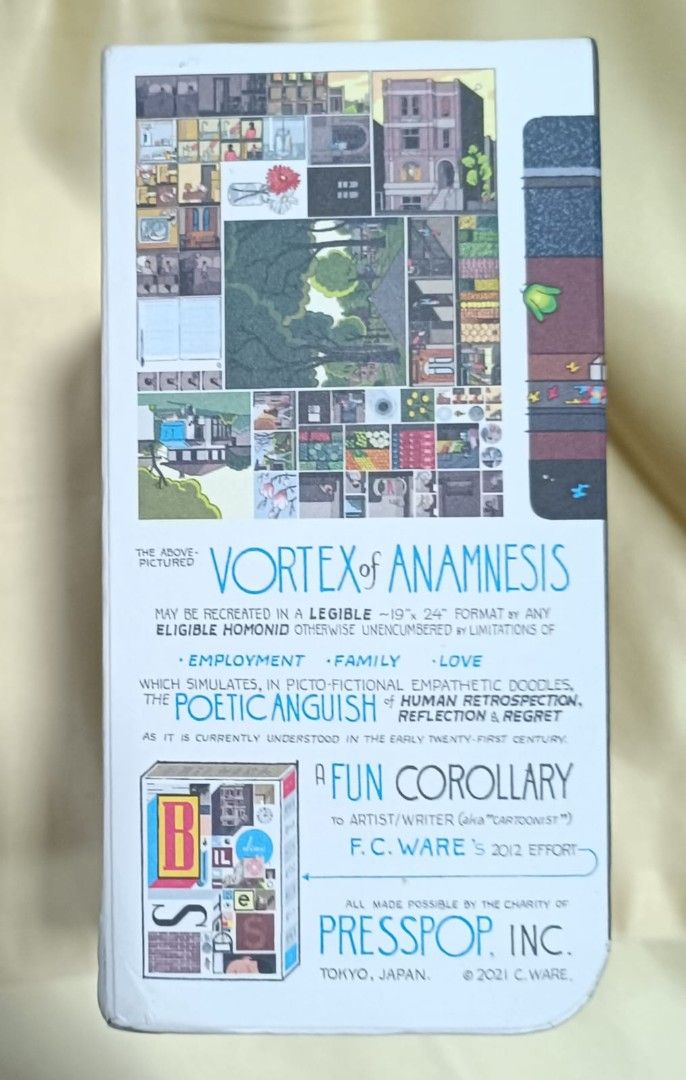 1000 pc Chris Ware Building Stories Jigsaw Puzzle Original Surprise (Category: Board Games & Puzzles) located in Singapore. Submitted by kittyleekityin (Listing ID 1443268408, Image 6). Description: Brand new. Inner bag unopened. When assembled , puzzle is 19 x 24 inch. Box art resembles a building; with pull-out drawer. Completely original puzzle piece shapes (designed by Chris Ware). Contains a few surprises and discoveries unlike any puzzle..