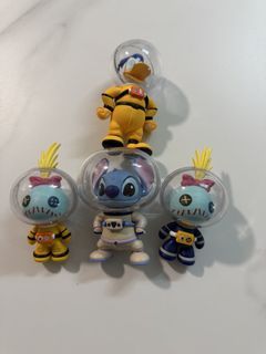 Disney Stitch, Voodoo Doll, Donald Duck Astronaut Figurines