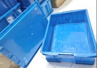 Industrial grade plastic boxes for Storage/Moving — Strong & Sturdy! (in bulk, have 30+)