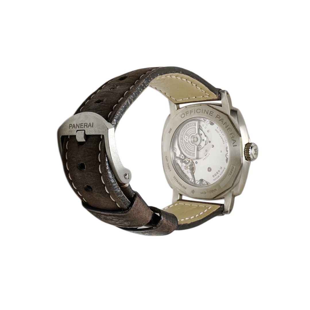 Panerai PAM00619 radiomir 1940 3 days titanium brown Preowned March 2016 Pam 619 pam619 00619 (Category: Watches) located in Singapore. Submitted by kimwatch_sg (Listing ID 1443230741, Image 4). Description: Model no : PAM00619 Box and Papers : Yes Dated : March 2016 Gender : Gents Condition : Preowned Crystal : Sapphire crystal Bezel : Titanium Case Material : Titanium Case Size : 45.0mm Case Back : Open Dial : Brown Bracelet Material : Leather 