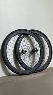 Hplusson SL42 formation face laced to surly hubs wheelset for fixie fixed gear bike single speed track bicycle