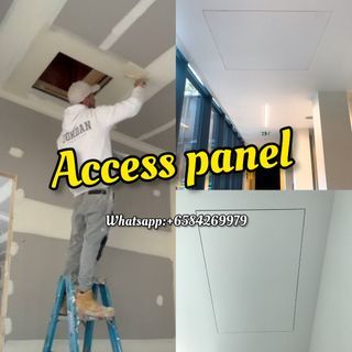 Access panel/false ceiling repair/gypsum wall installation/sound proof wall/glass wall/door install/door repair/access panel installation/house renovation/office renovation/painting and patchup/plastering/shop/bar/restraunt/commercial/industrial