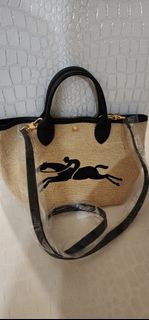 Longchamp Straw Tote Bag