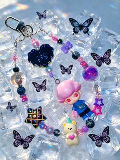 <Include Smartpac> ☠️ Poison Candy Y2K Old School Magical Goth - Art Toy Collector Dimoo | Artisan Handmade Mobile Phone Strap & Bag Accessory Charm