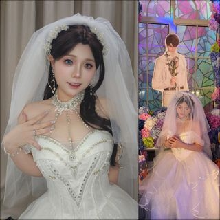 Love and Deepspace Caleb Wedding MC Wayward Wonderland Cosplay Set Cos