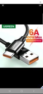 UGREEN 6A 100W USB-C Cable for Huawei/Honor SuperCharge - 2m long