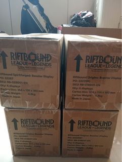 League of Legends Riftbound Booster Displays (4 Boxes)