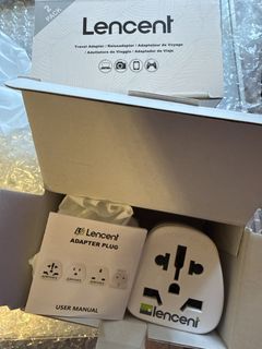 Lencent 2 Pack Universal Travel Adapter Plug