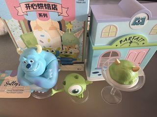 Monsters Inc. Blind Box Figures - Sulley, Mike, and Alien