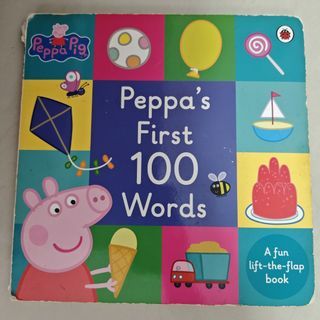 Peppa Pig's First 100 Words Lift-the-Flap Book