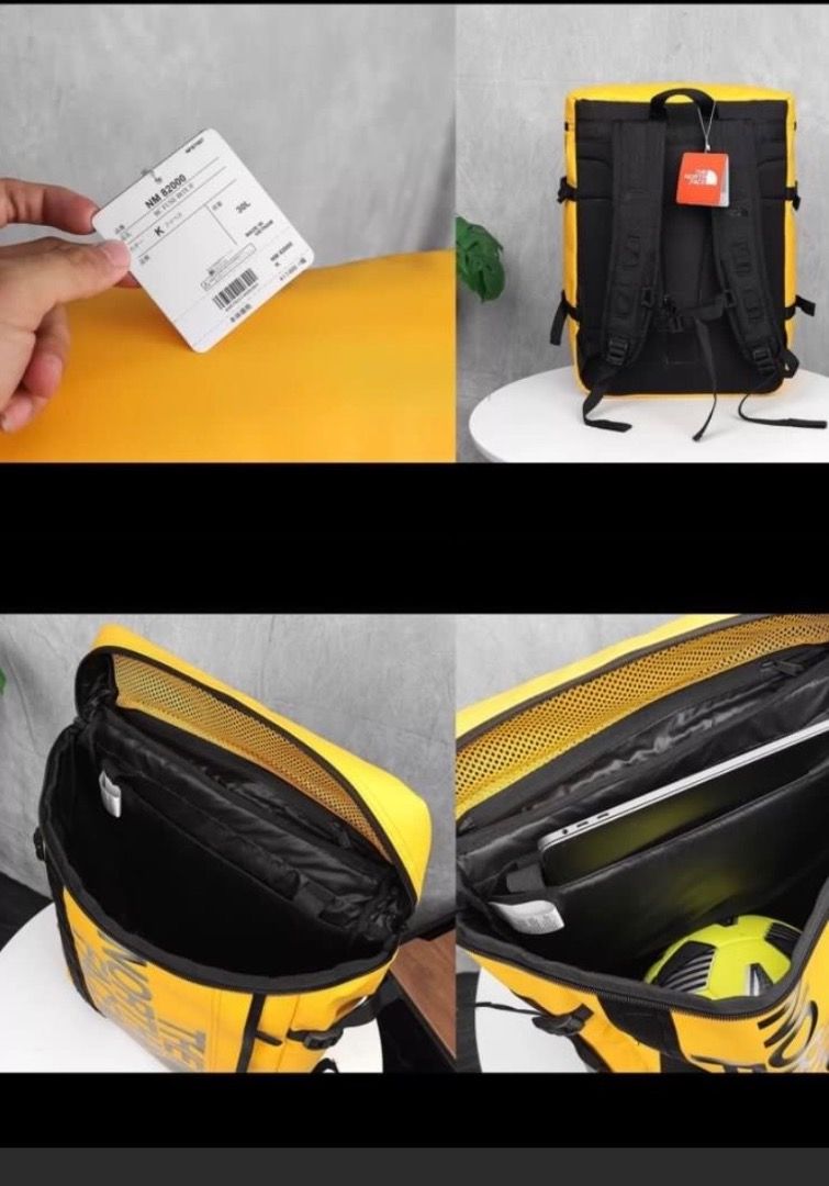 (BRAND NEW IN STOCK) TNF The North Face Fusebox 1/2 I/II Explore Travel Backpack Bag Waterproof Windproof Heat resistant Fabric 16inch Shockproof Laptop For Office, School, Sports, Casual, Outdoor Everyday use (Category: Backpacks) located in Singapore. Submitted by the.soft.staples (Listing ID 1444181831, Image 6). Description: Built for modern explorers, the The North Face Fusebox Explore Backpack pairs bold urban style with rugged protection-f