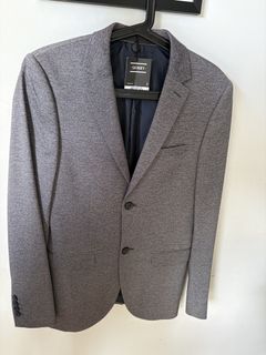 Topman Skinny Fit Grey Suit Blazer