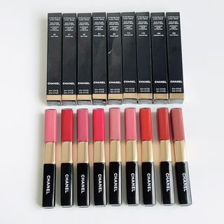 Full Set 9pcs CHANEL Le Rouge Duo Ultra Tenue Liquid Lipstick #40/47/48/54/69/174/176/180/182