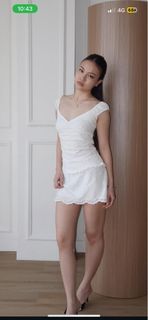 studio rue polly top White Eyelet Lace Top not brandy melville subdued princess polly ttr love bonito 