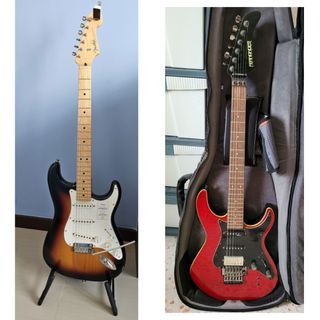 Fender MIJ Hybrid II and Fernandes FR Guitars