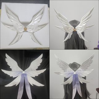 Genshin Impact Columbina Cosplay Wing Hair Ornament cos wings accersory