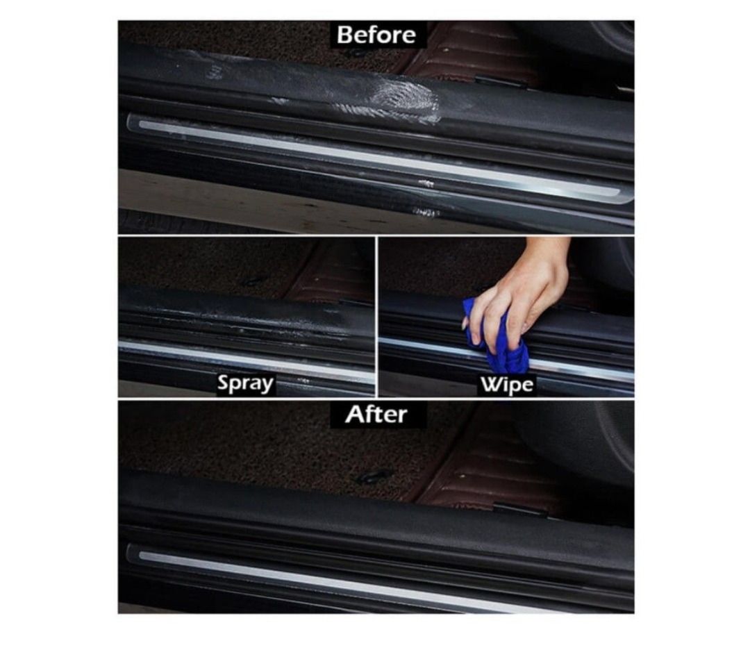 SYBON Waterless Car Wash & Wax Shiny Spray (Category: Cleaning & Detailing Products) located in Singapore. Submitted by s3nthil (Listing ID 1444738427, Image 3). Description: - Brand new - 500ML - 150 in stock - Bulk discount available - Waterless wash + ceramic coating bundle @ $12 (U.P. $14) Harnessing advanced polymer chemistry, our Waterless Car Wash leaves behind a glossy, synthetic wax barrier that stands the test of time. Revel in weeks of