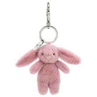 jellycat bashful bunny bag charm tulip (retired)