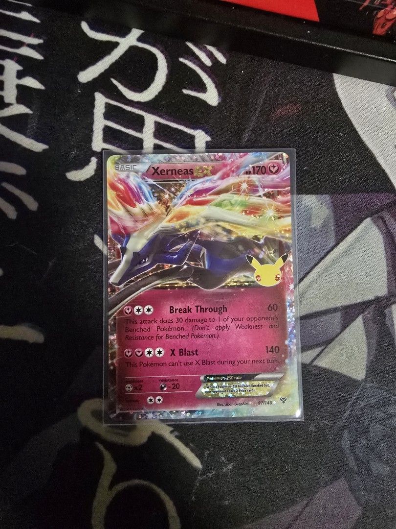 Pokemon Xerneas EX Celebrations (Category: Raw Cards) located in Singapore. Submitted by karmaluvsu (Listing ID 1445000222, Image 1). Description: Mailing +3.