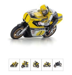 Rc scale 1/8 (Tank/rear cowl set , cowling set and decal) for Kyosho 1/8 Yamaha YZR750 Kenny Roberts Model Kit