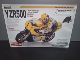 Rc scale tamiya yokomo reved Kyosho Yamaha YZR500 1978 Radio Controlled Electric Motorcycle 1:8 Scale with esc & 7.2v 1600mAh ni mh battery