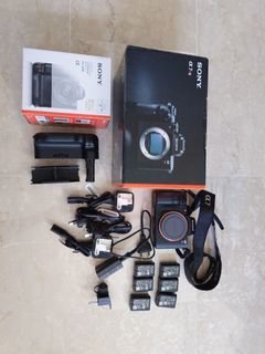 Sony A7RII Mirrorless Camera Body with Grip and Accessories