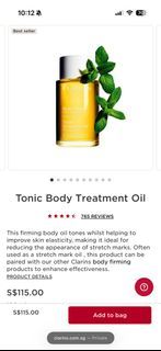 Tonic Body Treatment Oil