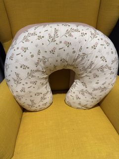 Nursing Pillow with Floral Print Cover