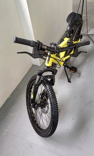 Kids MTB Bicycle Size 20" Colour yellow Green