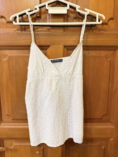 Brandy Melville White Eyelet Cami Top