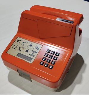 Singapore Telecoms 1980s Orange Coin Phone