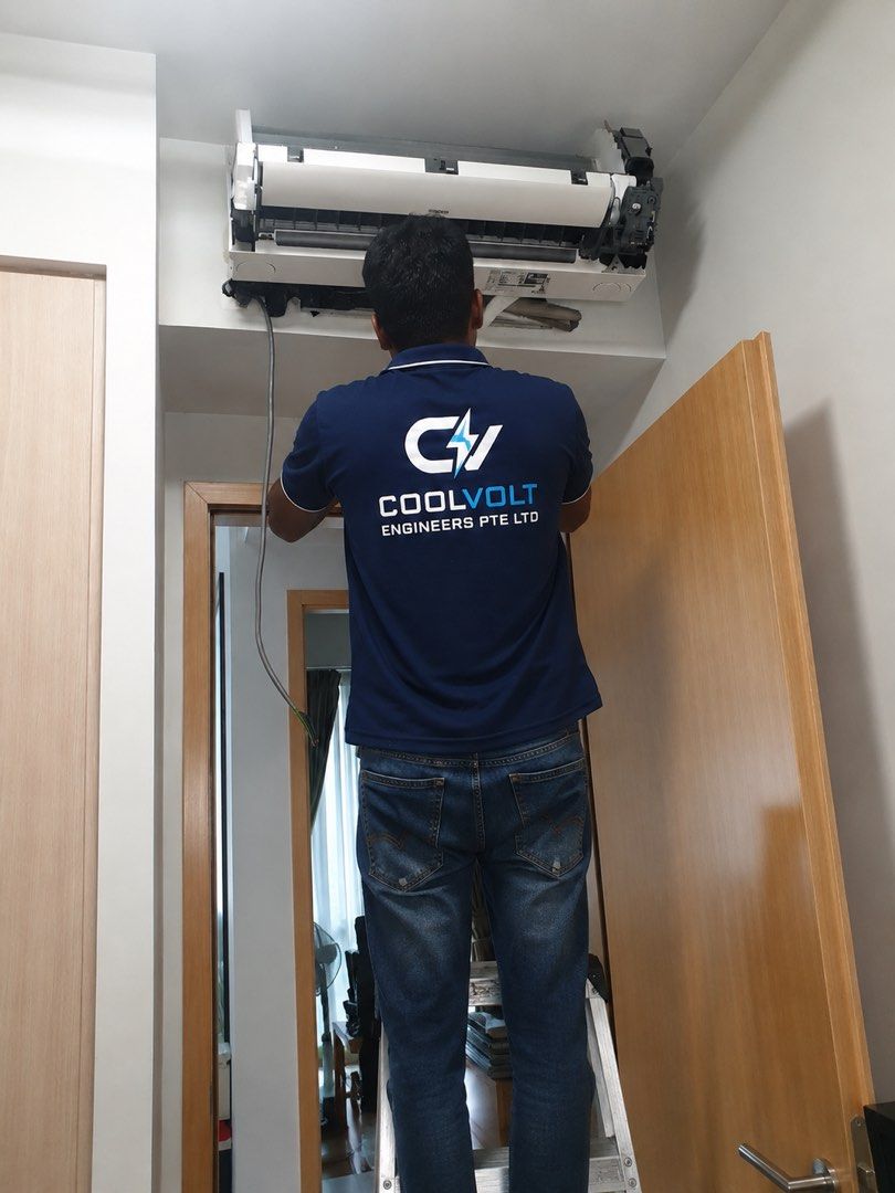 aircon installation (Category: Aircon Installation) located in Singapore. Submitted by coolvolt.engineering (Listing ID 1445833369, Image 2). Description: we are doing all kind off aircon installation New Installation Relocate aircon HDB ,condo private property shopping mall etc.