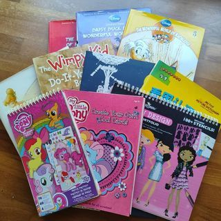 CHEAP CLEARANCE assorted childrens' books, craft, colouring, stickers, kids books, girls books