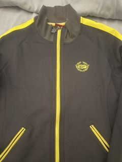 Onitsuka Tiger Track Jacket Grey Yellow