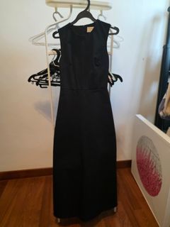 Our Second Nature Black Sleeveless Midi Dress