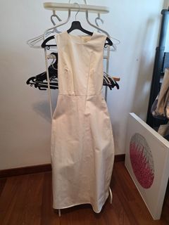 Our Second Nature White Midi Dress XS