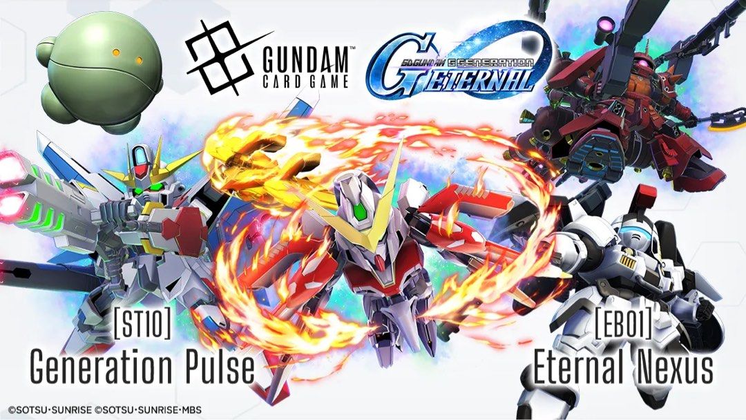 🌟Eng / JP🌟ST10 Generation Impulse - Gundam card game (Category: Card Packs) located in Singapore. Submitted by pegasus.collections (Listing ID 1445883508, Image 2). Description: English bricks for sale - $45 English Sealed - $70 Jap sealed - $25 EB01 English booster box - $188 each.