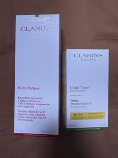 Clarins Body Partner & Tonic Treatment Oil Set