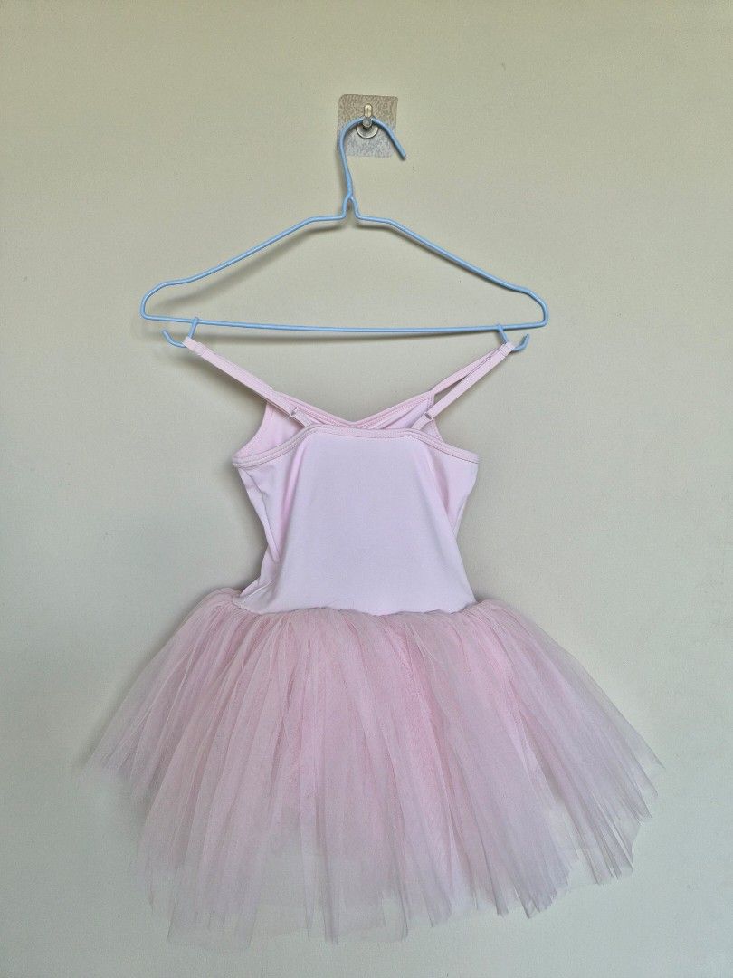 Pink Ballet Tutu Dress with Rhinestone Details (Category: Babies & Kids Fashion) located in Singapore. Submitted by linhkhanh3966 (Listing ID 1446010959, Image 6). Description: - Cute pink ballet tutu dress from Cotton on Brand - Size 6 - Soft white leotard top - Two small rhinestone details on the front - Layered soft tulle skirt - Ideal for dance class or dress-up play - Easy to put on.