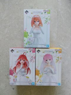 The Quintessential Quintuplets With Love Gotoubon no Hanayome 1/7 Gracemaster Ichiban Kuji Itsuki Nakano Prize E Yotsuba Nakano Prize D Ichika Nakano Prize A Bandai Namco Ichibankuji