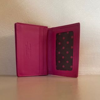 Rad Russell Pink Leather Card Holder