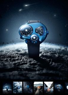 [BNIB] SpaceOne WorldTimer Blue Watch