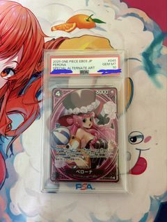 One Piece EB03 JP Perona Special Alternate Art PSA 10